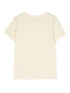 Moncler Enfant Katoenen T-shirt - Geel