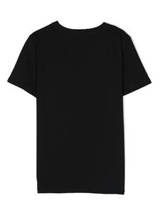 Balmain Kids appliqué-logo cotton T-shirt - Zwart