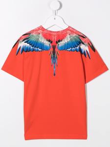 Marcelo Burlon County Of Milan Kids T-shirt met vleugelprint - Rood