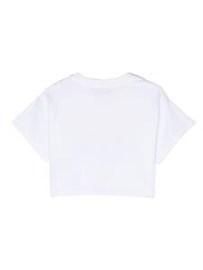 Moschino Kids graphic-print short-sleeve T-shirt - Wit