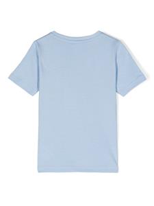 BOSS Kidswear logo-appliqué cotton T-shirt - Blauw