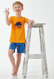 Schiesser Shortama monstertruck oranje - Boys World 