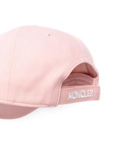 Moncler Honkbalpet met logopatch - Roze