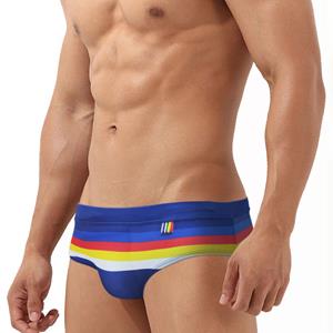 UXH Fashion Herenmode Pride Day-zwemslip Lage taille Grote maat Zomerstrandkleding