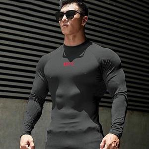 Muscleguys Koreaanse versie fitness casual pullover lente en herfst nieuwe mannen dunne ademende trainingskleding