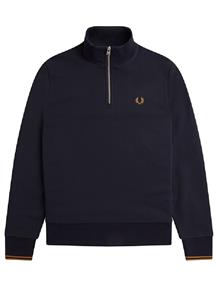 Fred Perry Male Sweaters Half Zip Sweatshirt M3574
