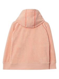 Burberry Kids logo-embroidered terry-cloth hoodie - Roze