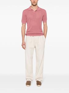 Tagliatore knitted polo shirt - Roze