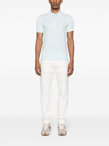TOM FORD towelling-finish polo shirt - Blauw