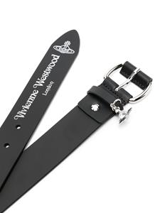 Vivienne Westwood Alex-charm leather belt - Zwart