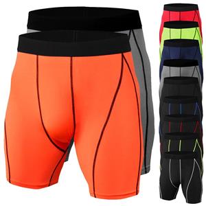 Lapa Heren skinny hardlooptraining korte broek Zomersport elastische shorts