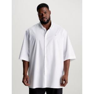Calvin Klein Overhemd met korte mouwen BT-STRETCH POPLIN S/S SHIRT Grote maten