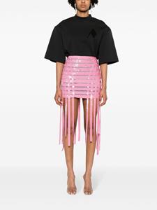 PINKO Gladiatore sequinned miniskirt - Roze