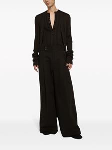 Dolce & Gabbana High waist broek van stretch-katoen - Bruin