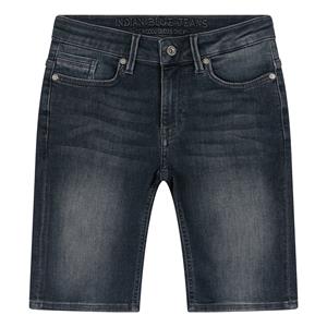 Indian Blue Jeans Jongens jeans short Andy - Zwart denim