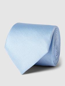 Boss Zijden stropdas met structuurmotief
