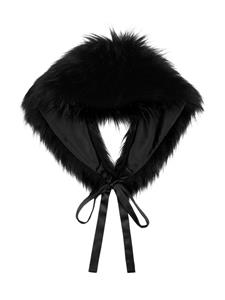 Dolce & Gabbana Sjaal van imitatiebont - Zwart