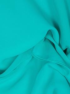 D'aniello chiffon-crepe silk scarf - Blauw
