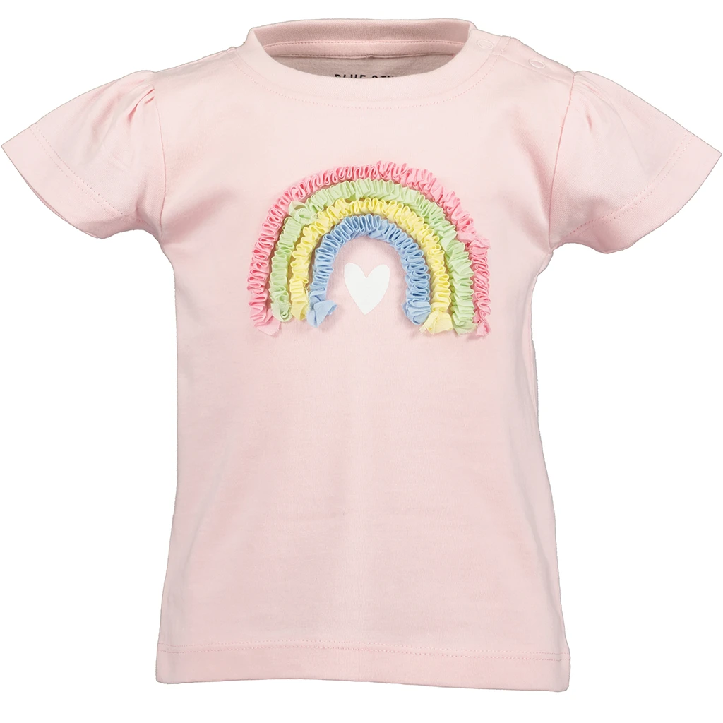 Blue Seven-collectie T-shirtje rainbow (rose orig)