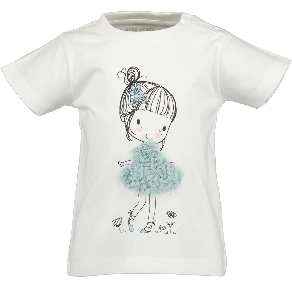 Blue Seven-collectie T-shirtje beauty (white orig)