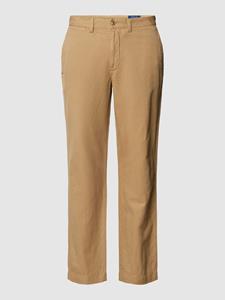 Polo Ralph Lauren Straight fit broek van een mix van linnen en katoen