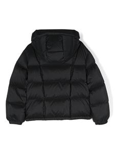 Moncler Enfant Jack met logopatch - Zwart