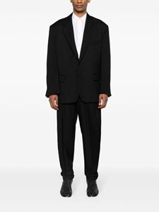 Random Identities pleated tailored trousers - Zwart