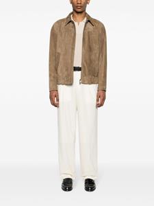 Brioni pleated tailored wool trousers - Beige