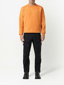 Burberry Sweater met geborduurd logo - Oranje