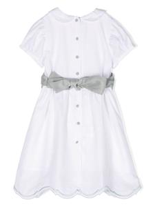 JESURUM BABY belted linen dress - Wit