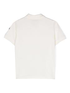 Moncler Enfant logo-appliqué polo shirt - Beige