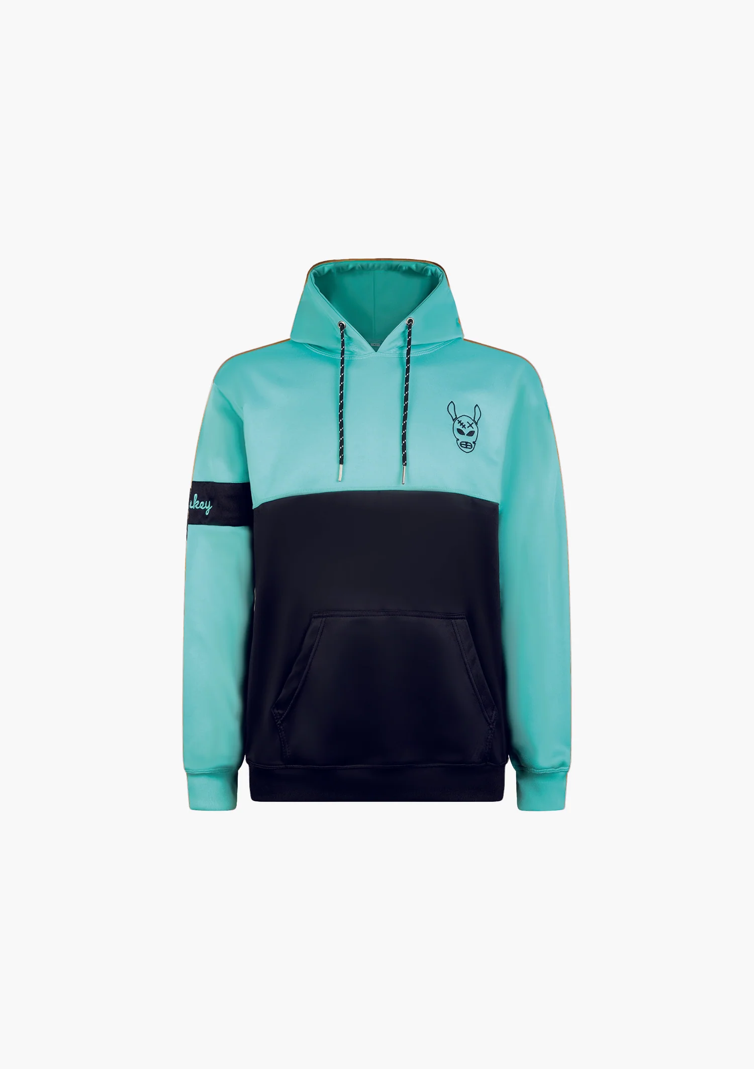 Black Donkey Essentials trackhoodie i black/skyblue