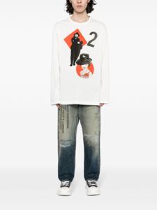 Yohji Yamamoto x Neighborhood mid-rise straight-leg jeans - Blauw