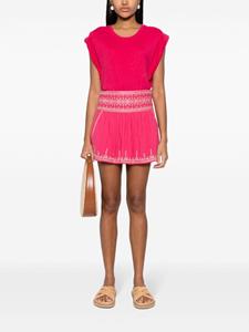 MARANT ÉTOILE Picadilia cotton mini skirt - Roze