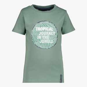Unsigned jongens T-shirt met jungle opdruk