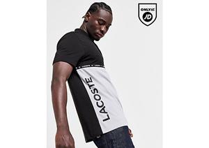 Lacoste Colour Block Polo Shirt - Black- Heren