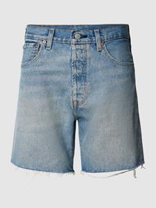 Levi's Korte regular fit jeans met knoopsluiting