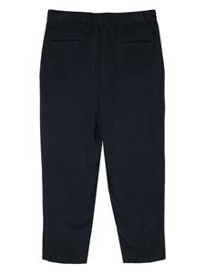 Giorgio Armani check-pattern trousers - Blauw