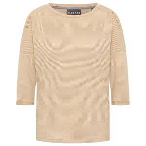 ELBSAND  Women's Veera T-Shirt - Longsleeve, beige