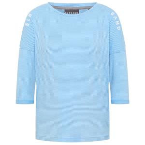 ELBSAND  Women's Veera T-Shirt - Longsleeve, blauw