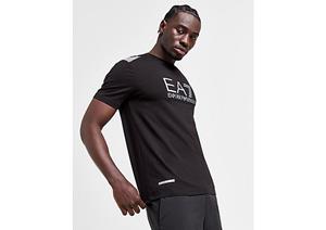 Emporio Armani EA7 7 Lines Logo T-Shirt - Black- Heren