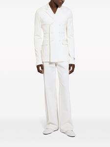 Dolce & Gabbana Straight broek van katoenblend - Wit
