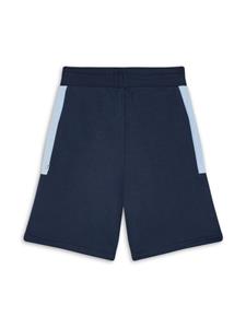 BOSS Kidswear logo-print track shorts - Blauw