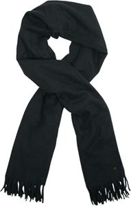 No Excess Scarf woven solid black
