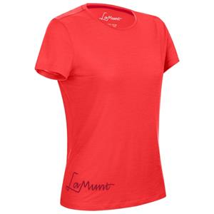 LaMunt  Women's Alexandra Logo Tee - Sportshirt, rood
