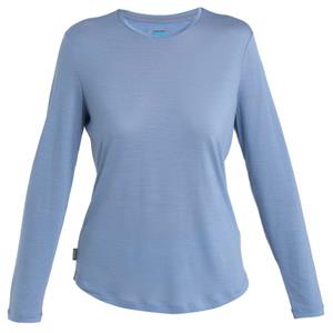 Icebreaker  Women's Merino 125 Cool-Lite Sphere III L/S Tee - Merinoshirt, blauw