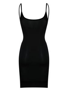 Baserange Mini-jurk met spaghettibandjes - Zwart