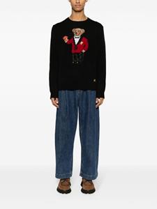 Polo Ralph Lauren Wollen trui met print - Zwart