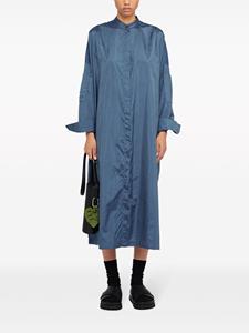 Jil Sander Kraagloze blousejurk - Blauw