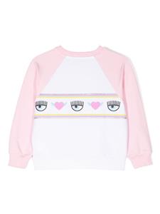 Chiara Ferragni Kids Sweater met print - Wit
